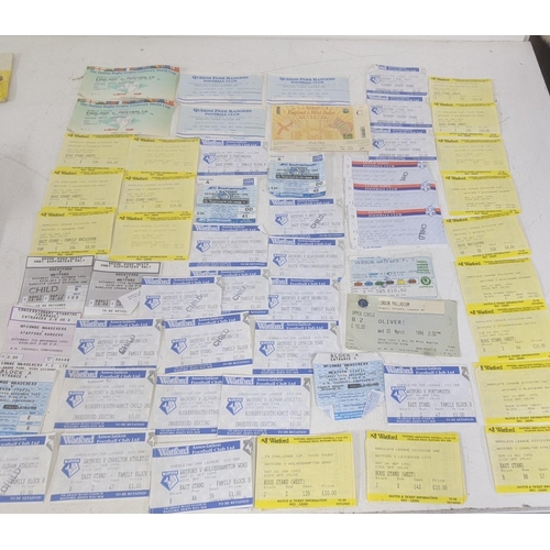 427 - A collection of vintage sporting tickets; Queens Park Rangers Football Club V Manchester United RC, ... 