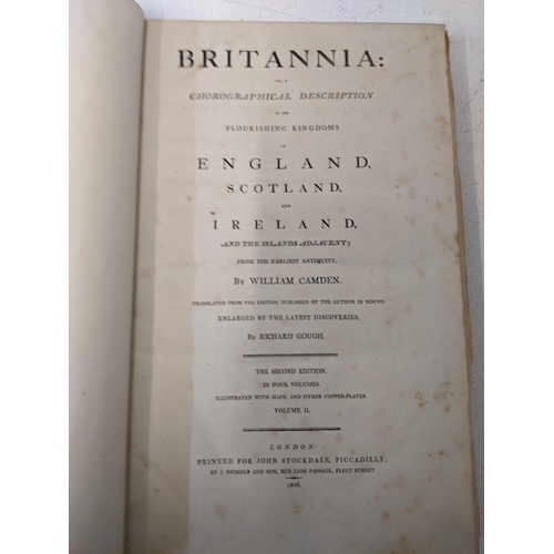 415 - Four volumes of Camden's Britannia, 2nd edition, published by John Stockdale 1806
Location: 9-5
If t... 