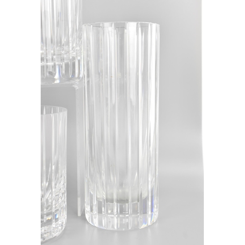 19 - A collection of Baccarat Harmonie pattern glassware to include a single Highball glass measuring 20c... 