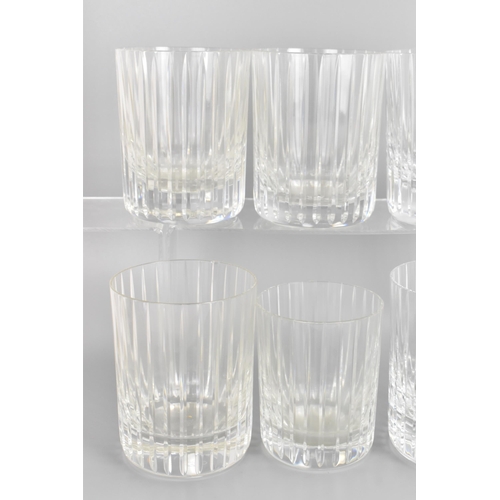 19 - A collection of Baccarat Harmonie pattern glassware to include a single Highball glass measuring 20c... 