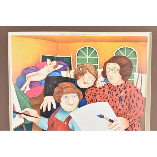 25A - Beryl Cook (1926-2008) A signed print entitled 'The Art Class', signed to the lower right corner, 44... 