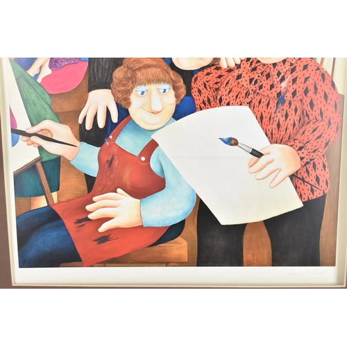 25A - Beryl Cook (1926-2008) A signed print entitled 'The Art Class', signed to the lower right corner, 44... 