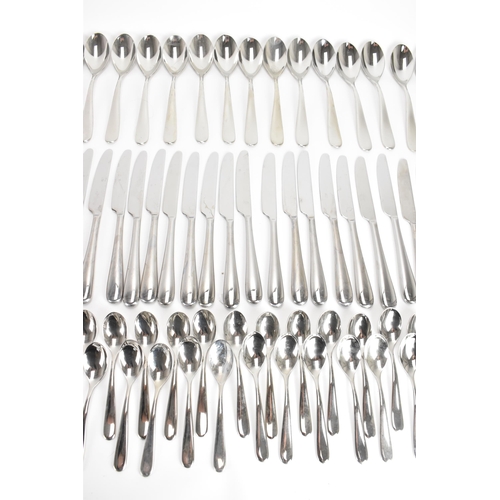 46 - A large quantity of Italian Alessi cutlery and flatware, each marked 'ALESSI INOX 18/10 K', consisti... 