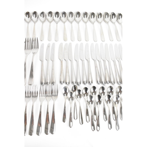 46 - A large quantity of Italian Alessi cutlery and flatware, each marked 'ALESSI INOX 18/10 K', consisti... 