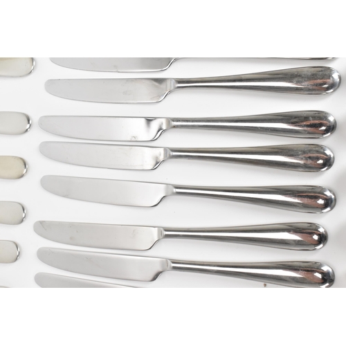 46 - A large quantity of Italian Alessi cutlery and flatware, each marked 'ALESSI INOX 18/10 K', consisti... 