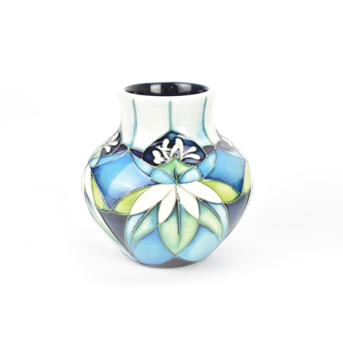 54 - Moorcroft pottery to include a small vase in the Kiribati pattern designed by Nicola Slaney 8.3cm hi... 