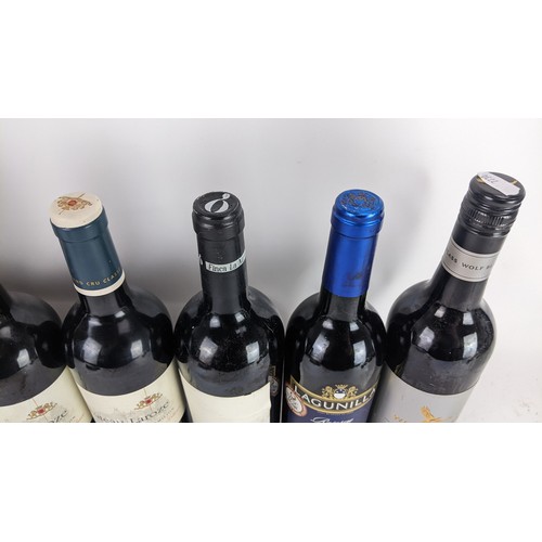 270 - Eight bottles of wine to include five bottles of Chateau Laroze Saint-Emilion Grand Cru Classe red w... 