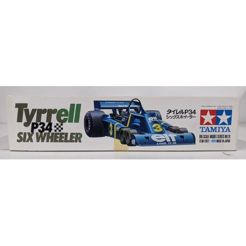 10 - A Tyrrell P34 Six-Wheeler Tamiya 1/12 scale Big Scale 19 plastic model kit, boxed and assumed to be ... 