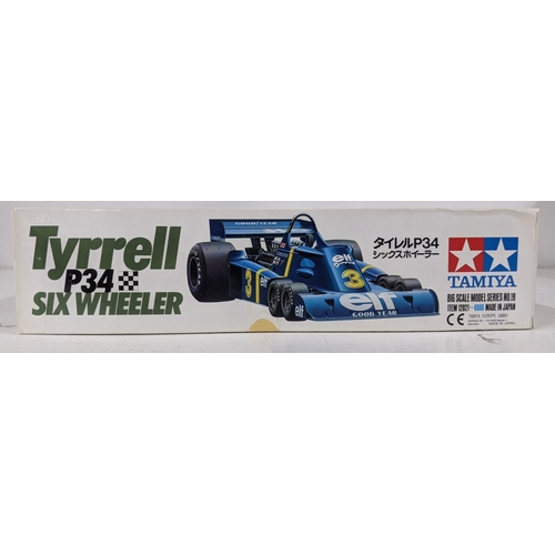 10 - A Tyrrell P34 Six-Wheeler Tamiya 1/12 scale Big Scale 19 plastic model kit, boxed and assumed to be ... 