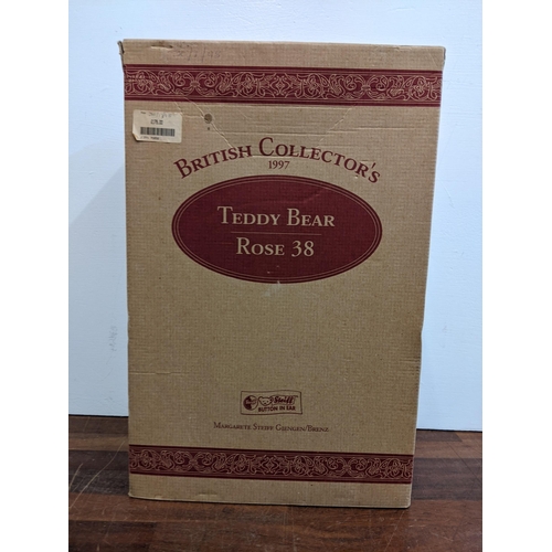 22 - A Steiff “British Collectors” limited edition of 3000 pieces 1997 Teddy Bear Rose 38, in original bo... 