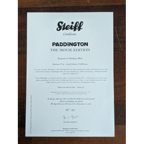 23 - A Steiff Danbury Mint Paddington The Movie Edition teddy bear, limited edition of 5000 pieces number... 