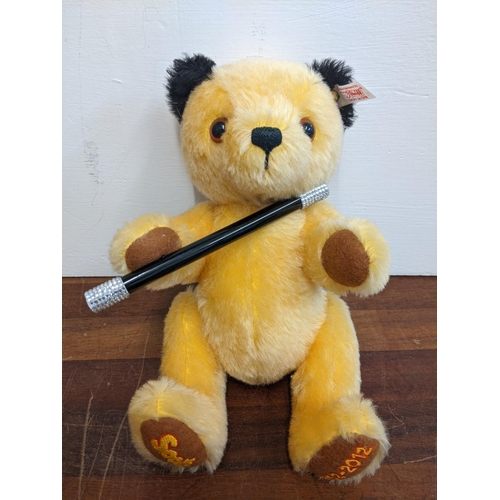 25 - A Steiff Danbury Mint Sooty Teddy Bear with his magic wand certificate number 468 from The Sooty Sho... 