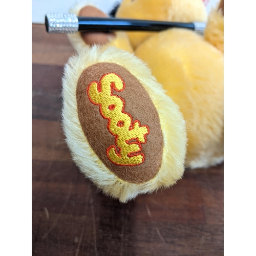 25 - A Steiff Danbury Mint Sooty Teddy Bear with his magic wand certificate number 468 from The Sooty Sho... 