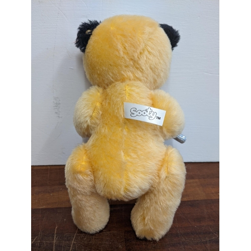 25 - A Steiff Danbury Mint Sooty Teddy Bear with his magic wand certificate number 468 from The Sooty Sho... 