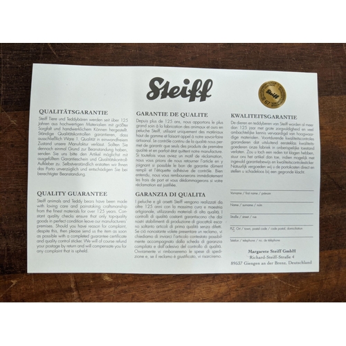 25 - A Steiff Danbury Mint Sooty Teddy Bear with his magic wand certificate number 468 from The Sooty Sho... 