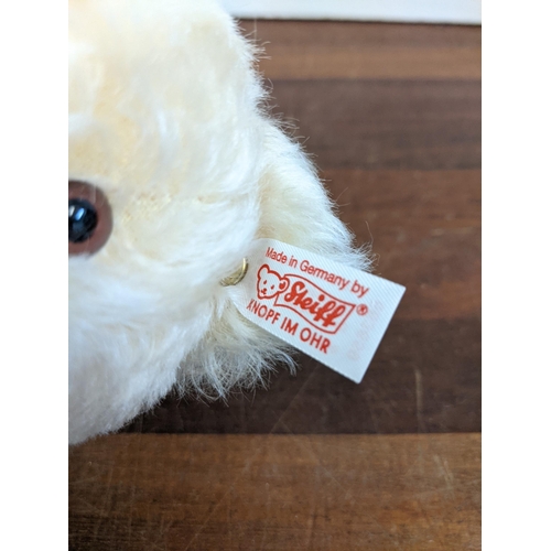 26 - A Steiff Danbury Mint Diamond Jubilee Teddy Bear, with commemorative years on his left foot (1952 – ... 