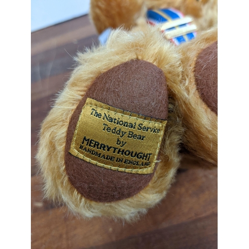 29 - Three bears – “Douglas” A Merrythought The Battle Of Britian 75th Anniversary Bear no 152 / 1940 in ... 