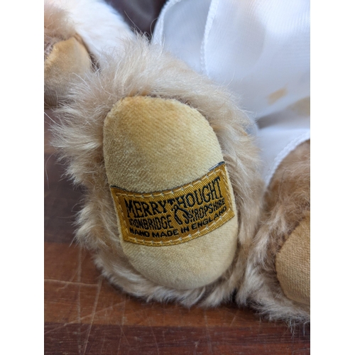 29 - Three bears – “Douglas” A Merrythought The Battle Of Britian 75th Anniversary Bear no 152 / 1940 in ... 