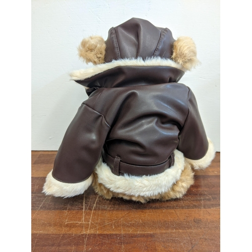 29 - Three bears – “Douglas” A Merrythought The Battle Of Britian 75th Anniversary Bear no 152 / 1940 in ... 