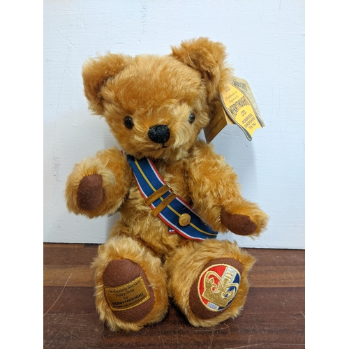 29 - Three bears – “Douglas” A Merrythought The Battle Of Britian 75th Anniversary Bear no 152 / 1940 in ... 