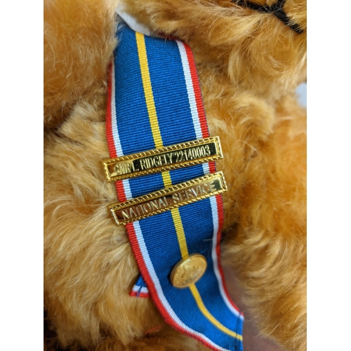 29 - Three bears – “Douglas” A Merrythought The Battle Of Britian 75th Anniversary Bear no 152 / 1940 in ... 