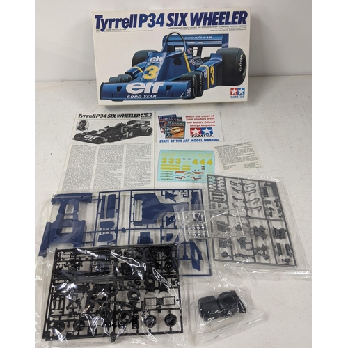 3 - A Tyrrell P 34 Six-Wheeler Tamiya 1/20 scale Grand Prix Collection, number 14, plastic model kit, bo... 