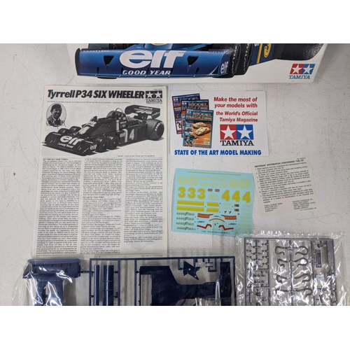 3 - A Tyrrell P 34 Six-Wheeler Tamiya 1/20 scale Grand Prix Collection, number 14, plastic model kit, bo... 