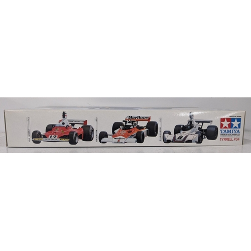 3 - A Tyrrell P 34 Six-Wheeler Tamiya 1/20 scale Grand Prix Collection, number 14, plastic model kit, bo... 
