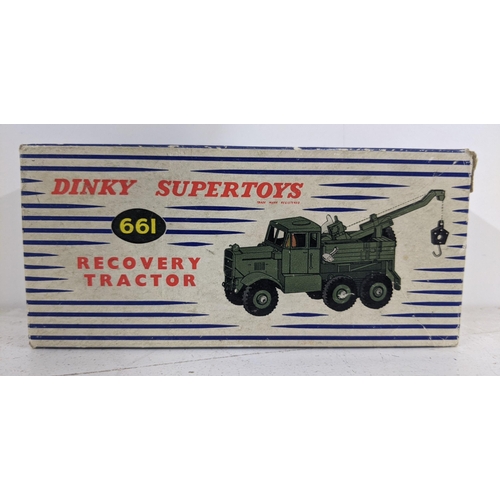 31 - A Dinky Supertoys 661 Recovery Tractor and a Dinky Supertoys 642 Pressure Refueller both boxed  
Loc... 
