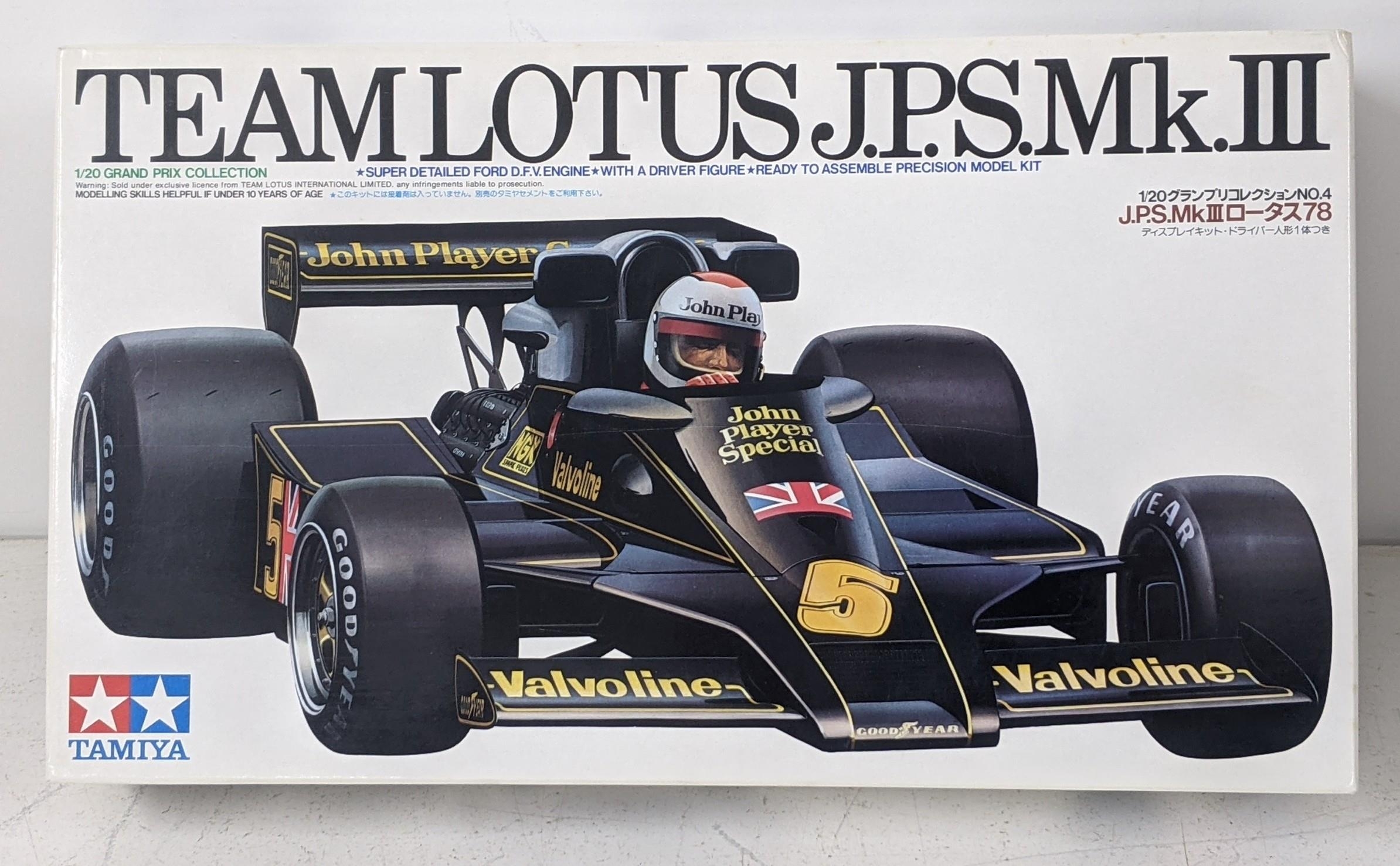 J.P.S.MK.Ⅲ TEAMLOTUS TAMIYA TEAM LOTUS J.P.S.Mk.III JPS 1/12 Model Kit SERIES Big