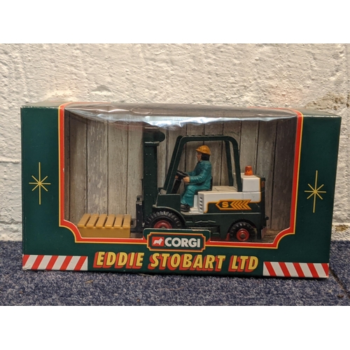 49 - Nine boxed models of industrial vehicles to include; a Corgi City Forklift services Operational Lift... 