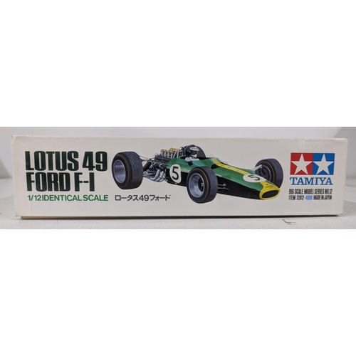 A Lotus 49 Ford F1 Tamiya 1/12 scale, Team Lotus limited