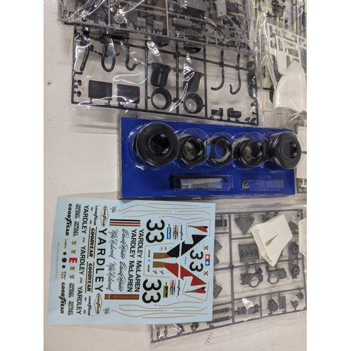 9 - A Yardley McLaren M23 Tamiya 1/12 scale Big Scale Series 15 plastic model kit, boxed and assumed to ... 