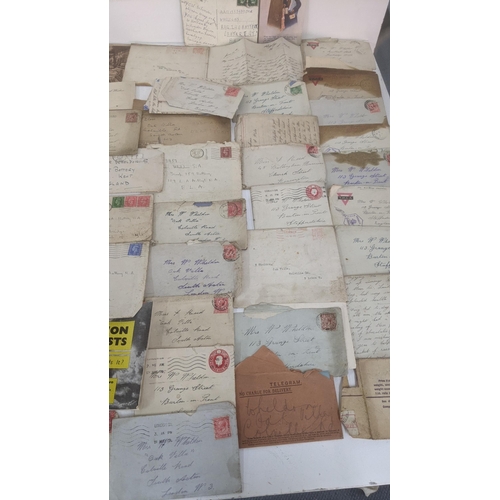 39 - A large quantity of 19th century and later ephemera to include silk postcards, handmade cards, ware ... 