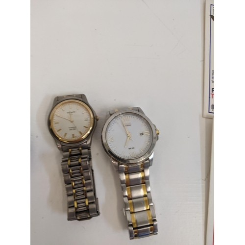 4 - A mixed lot to include a Citizen Eco Drive gents wristwatch, a Tissot PRS wristwatch, a Casio Beside... 