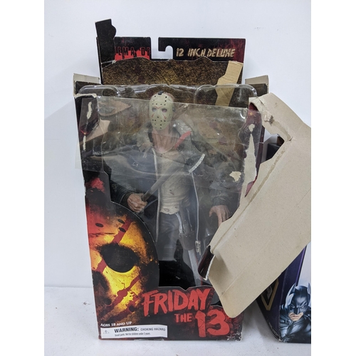 63 - Toys to include three Batman-themed Headknockers - The Joker, Two-Face, Batman, a Freddy Krueger fig... 