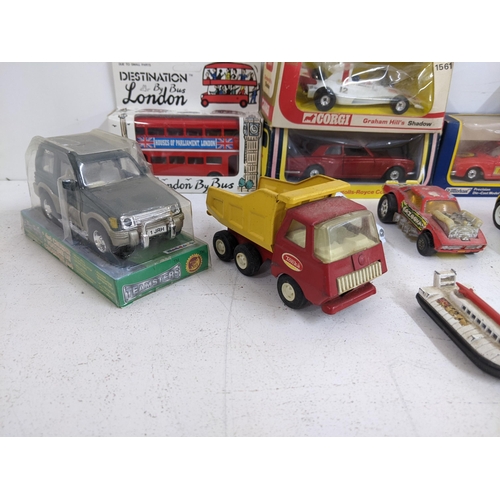 64 - A collection of toys to include Corgi, Wells, Tonka and other examples, some boxed
Location: SL
If t... 