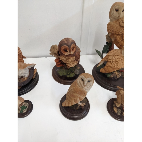 24 - Country Artist models of barn owls, six various sizes, largest 26.5cm high
Location: 8.3
If there is... 