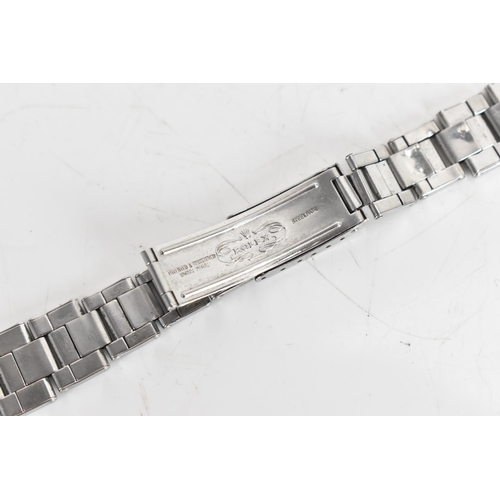 10 - A Rolex Oyster riveted stainless steel bracelet, circa 1963, numbered 3 63, 16cm
If there is no cond... 
