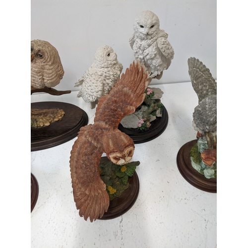 Country Artists フクロウ置物 1990年英国製 Barn Owl Vintage Country