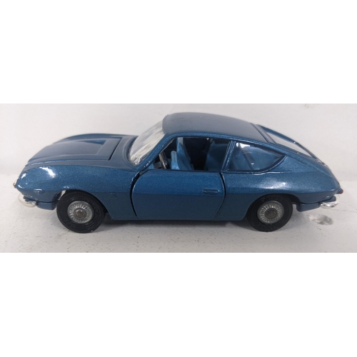 Corgi Toys no.332 Lancia Fulvia Sport Zagato with a blue body and
