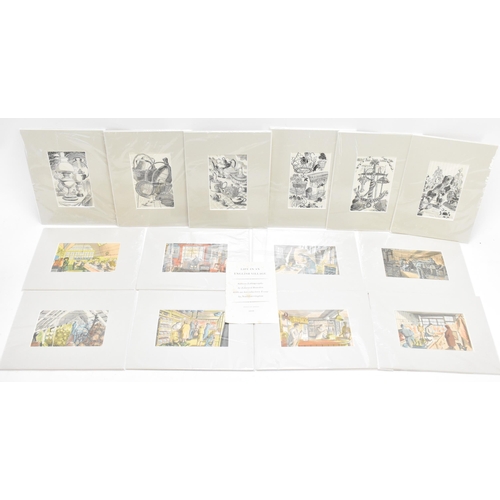 Edward Bawden RA (1903-1989) A set of eight lithographs from 'Life In ...