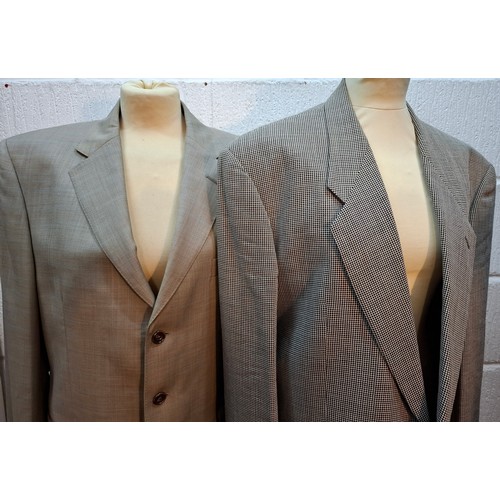 45 - Aquascutum-A late 20th Century gents light-weight jacket size 42 regular and a Giorgio Armani black ... 