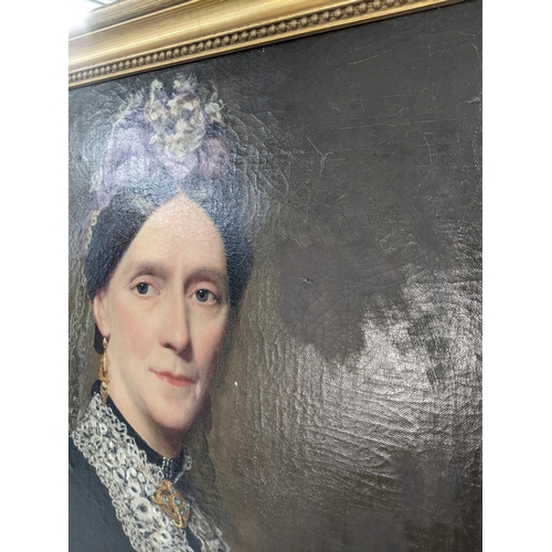 43 - An early/mid 20th century oil on panel depicting a lady in traditional dress, unsigned, framed, not ... 