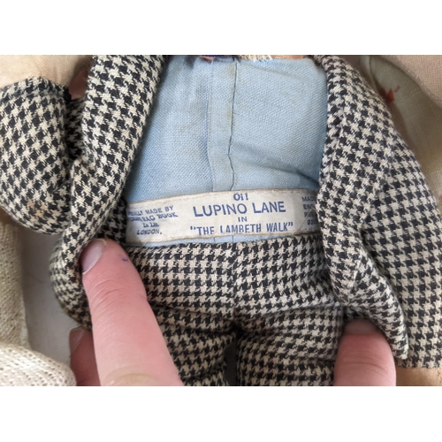 46 - Six dolls and a large collection of accessories and clothing, one of the dolls - A gentleman 011 Lup... 