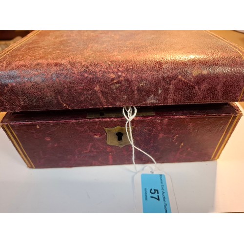 57 - A quantity of vintage costume jewellery to include a small 9ct gold ladies cocktail watch dial stamp... 