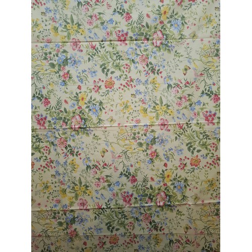 22 - Liberty- A vintage fabric remnant 'Forest Floor' approx 107cm x 146cm and other non-Liberty remnants... 