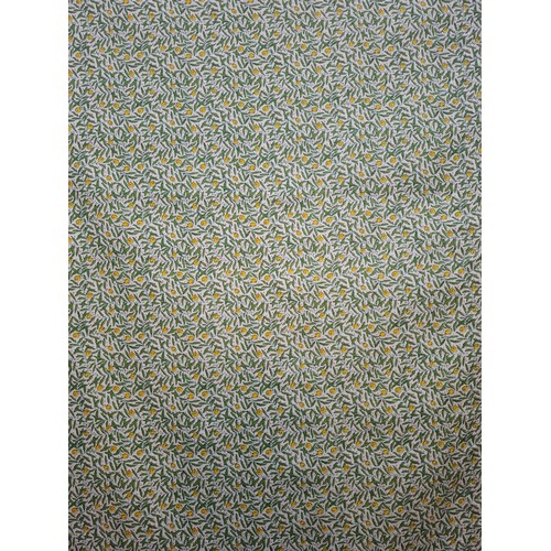 22 - Liberty- A vintage fabric remnant 'Forest Floor' approx 107cm x 146cm and other non-Liberty remnants... 