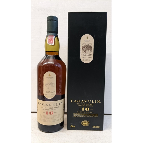 227 - A bottle of Lagavulin Islay Single Malt Scotch Whisky, aged 16 years, 700ml, with box
If there is no... 