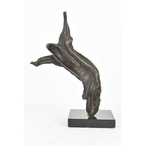 105 - Doreen Kern (British 1931-2021) a limited edition bronze sculpture of a bird with outstretched wings... 